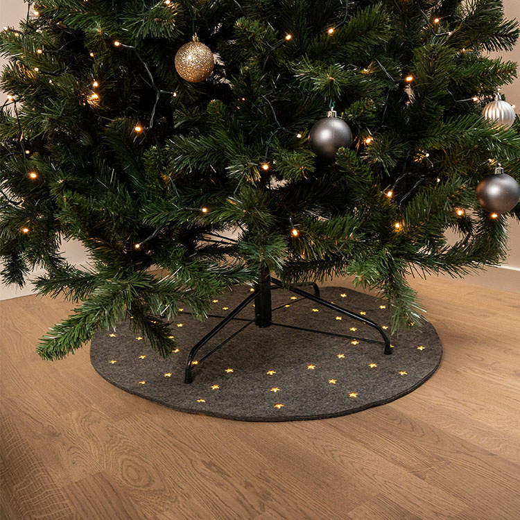 Juletræstæppe med stjerner i gruppen Højtider / Advent og jul / Julebelysning hos SmartaSaker.se (13639)