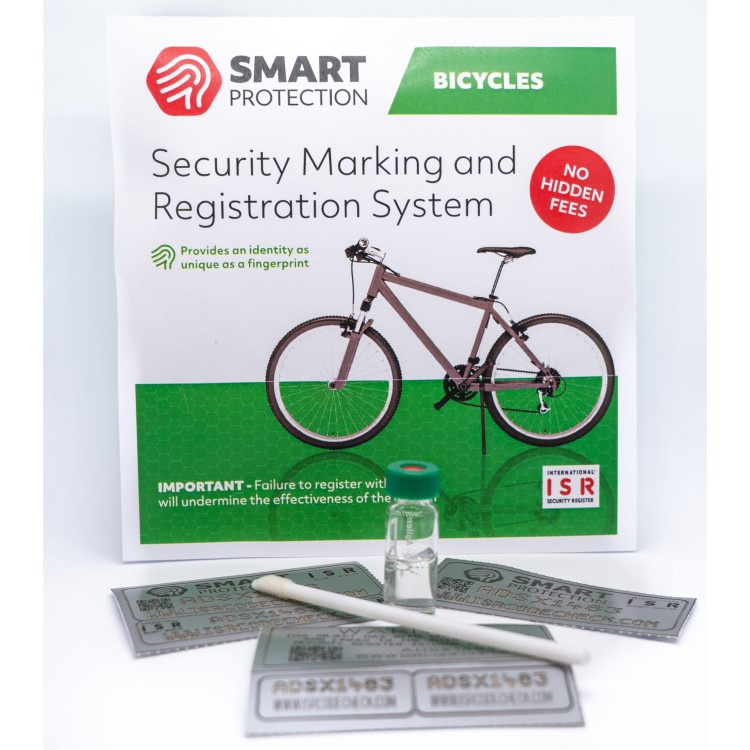 DNA-mærkning til cykel i gruppen Sikkerhed / Tryghed / Tyverisikring hos SmartaSaker.se (13646)