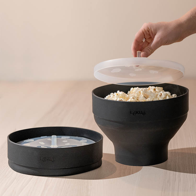 Popcorn maker til mikroovn, Sort i gruppen Hjem / Køkkenredskaber / Madlavning i mikroen hos SmartaSaker.se (14073-S)