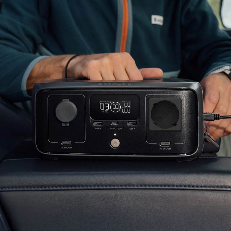 Power Station EcoFlow River 3 i gruppen Hjem / Elektronik / Opladere og powerbanks hos SmartaSaker.se (14319)