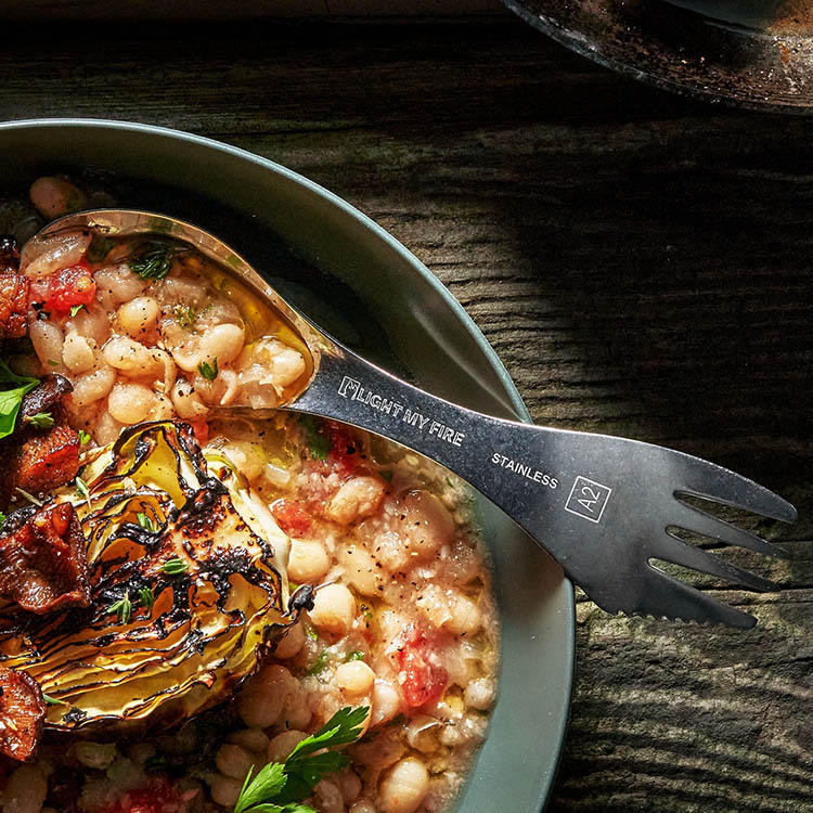 Multibestik Spork, rustfrit stål i gruppen Fritid / Friluftsliv hos SmartaSaker.se (14344)
