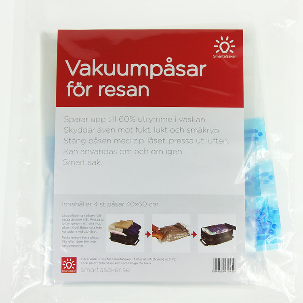 Vakuumposer 4-styk i gruppen Hjem / Sorter & Gem / Vakuumposer hos SmartaSaker.se (10631)