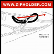 ZipHolder, lynlåsholder