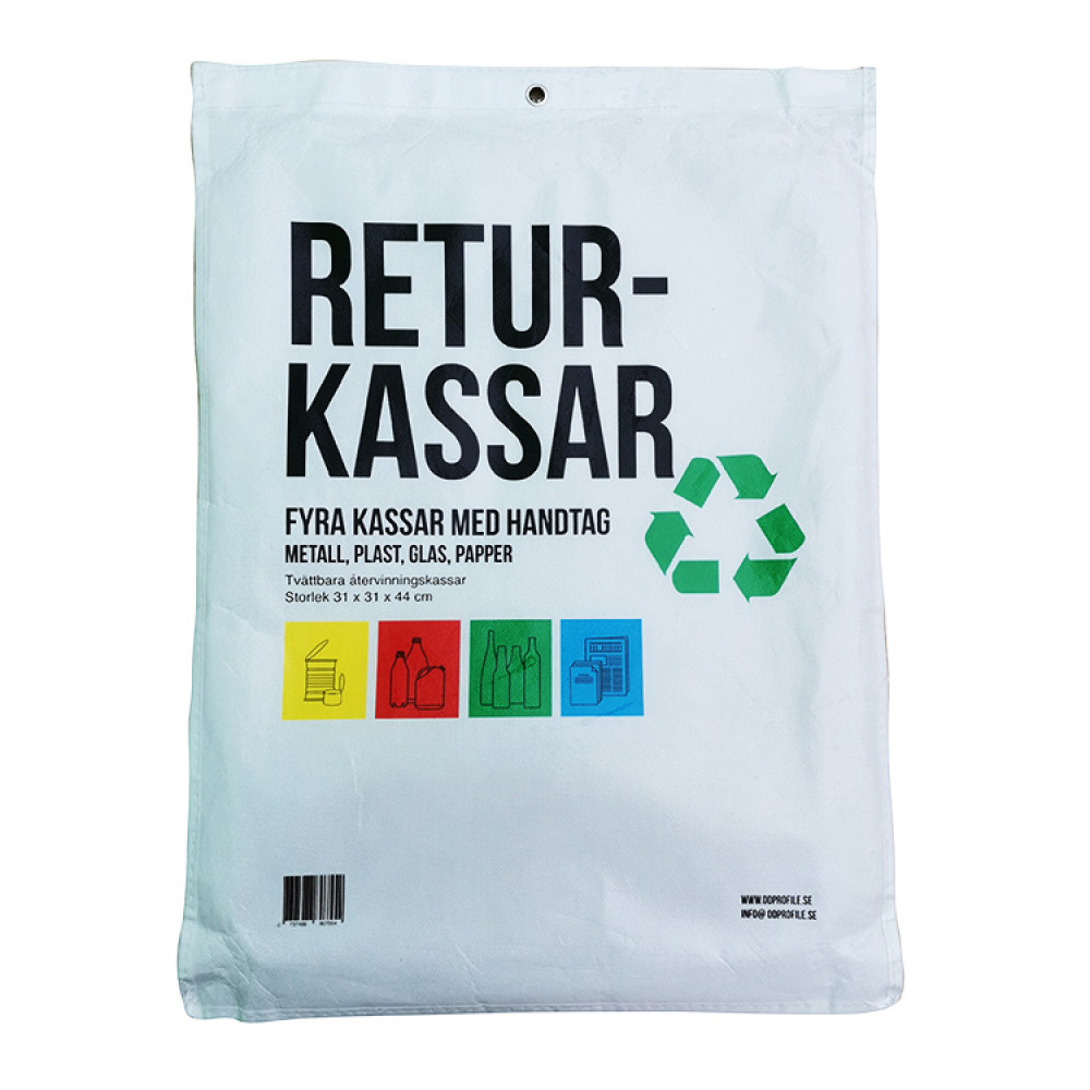 Affaldssortering glas, papir, metal & plast i gruppen Hjem / Miljøvenlig / Kildesortering hos SmartaSaker.se (11139)