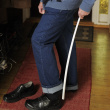 Skohorn med dup for at teste brandalarmen Skohorn med dup for at teste brandalarmen