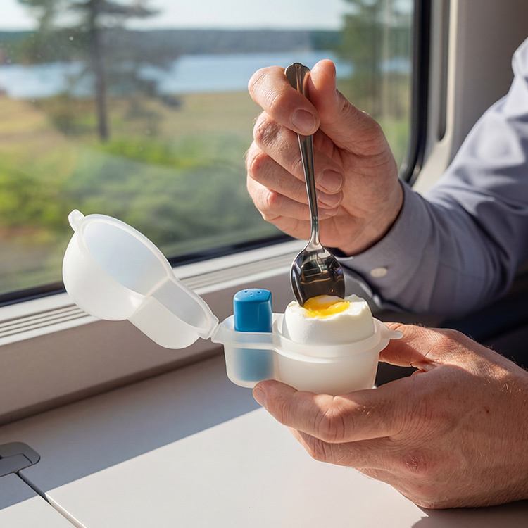 Æggeboks med saltbøsse i gruppen Højtider / Påske / Æggeredskaber hos SmartaSaker.se (12236)