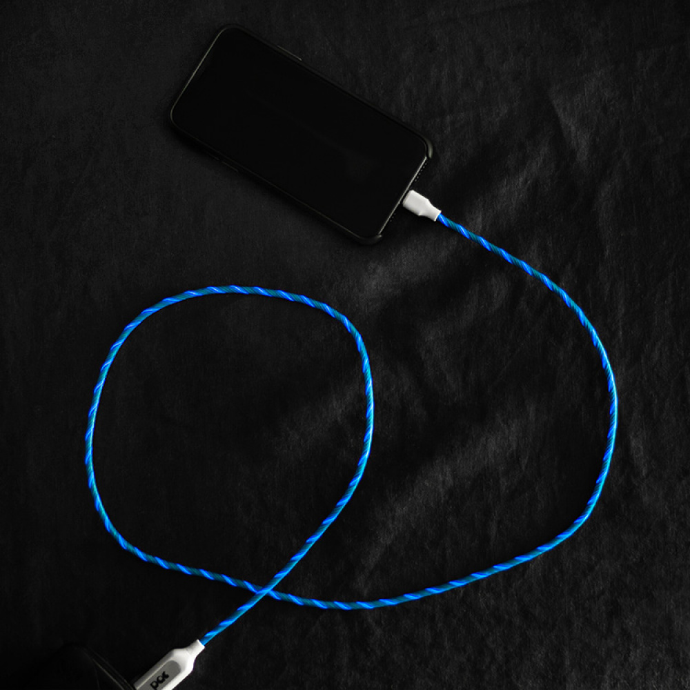 USB-kabel med synlig strøm i gruppen Hjem / Elektronik / Kabler og adaptere hos SmartaSaker.se (12371)