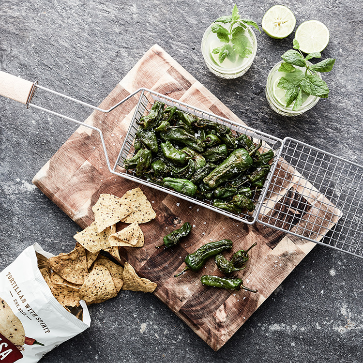 Grillkurv med låg i gruppen Hjem / Grilltilbehør hos SmartaSaker.se (12661)