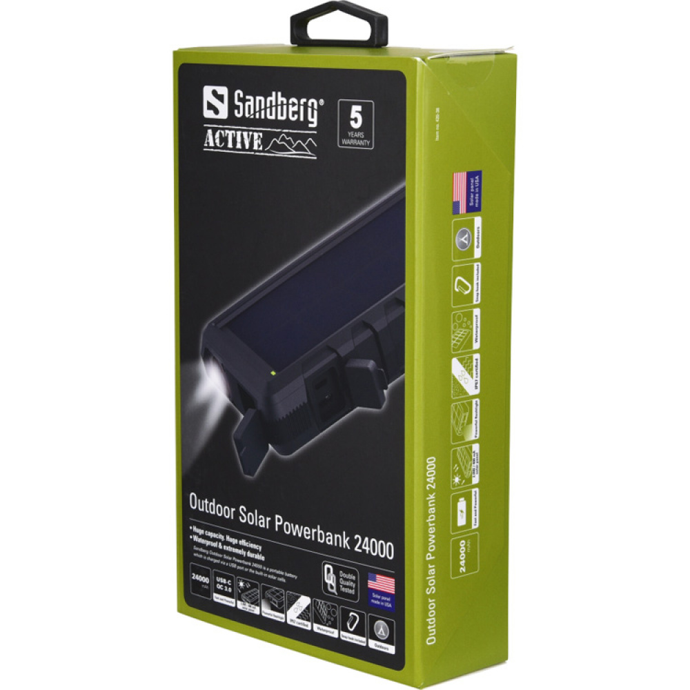 Solcelleladet Powerbank i gruppen Hjem / Elektronik hos SmartaSaker.se (12703)
