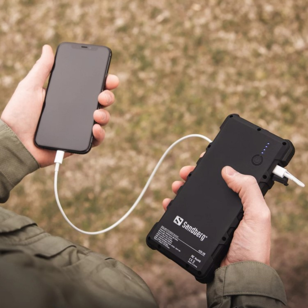 Solcelleladet Powerbank i gruppen Hjem / Elektronik hos SmartaSaker.se (12703)