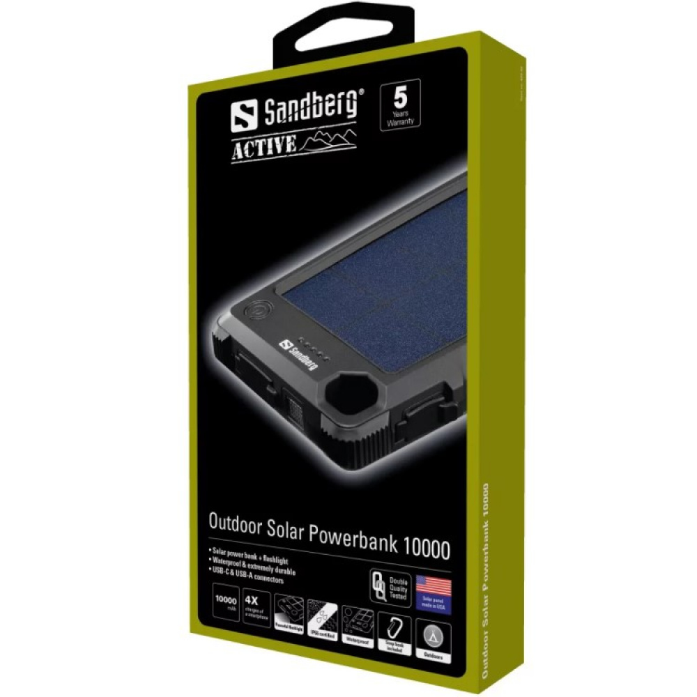 Solcelleladet Powerbank i gruppen Hjem / Elektronik hos SmartaSaker.se (12703)