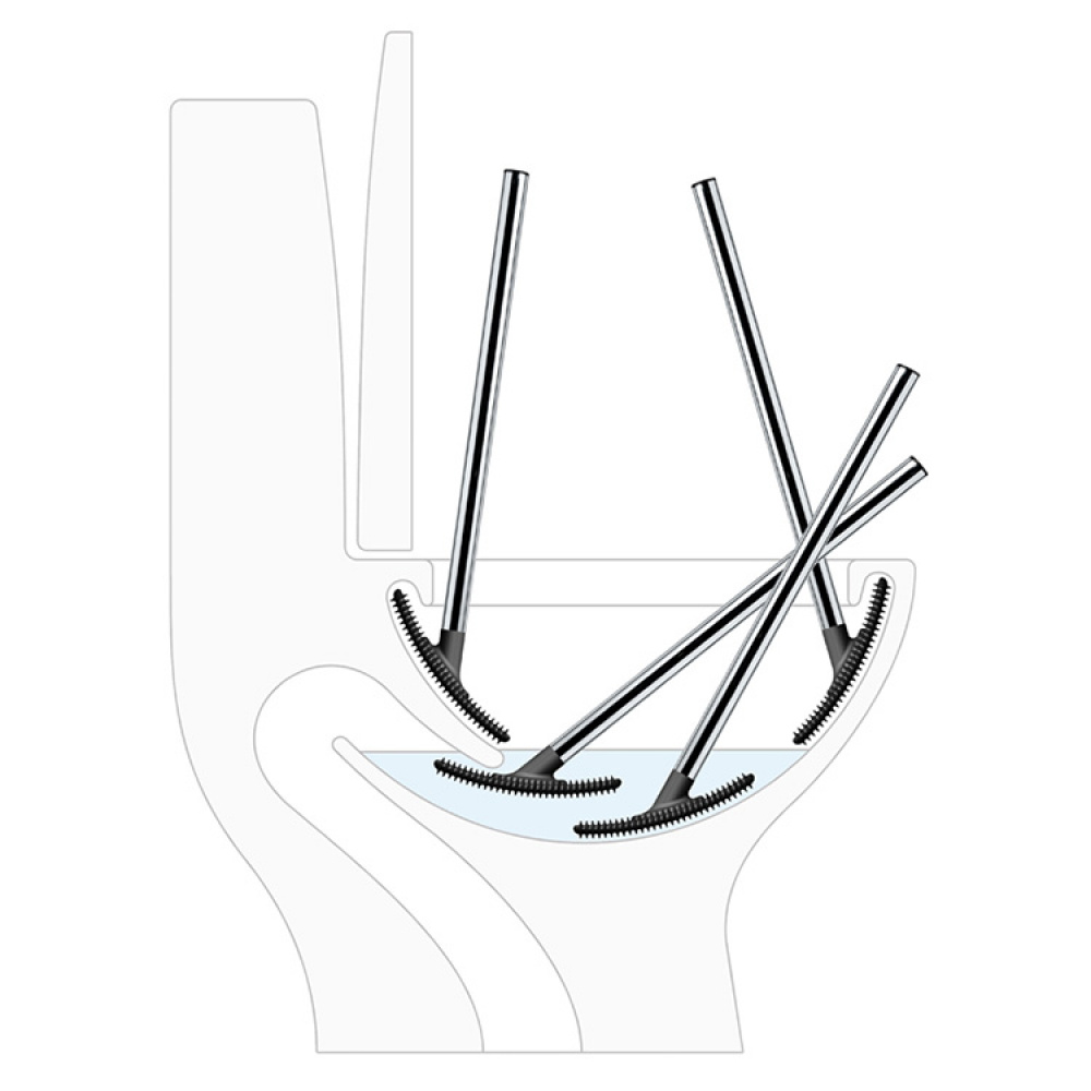 Toiletbørste i silikone i gruppen Hjem / Badeværelse / Toilet og håndvask hos SmartaSaker.se (12805)
