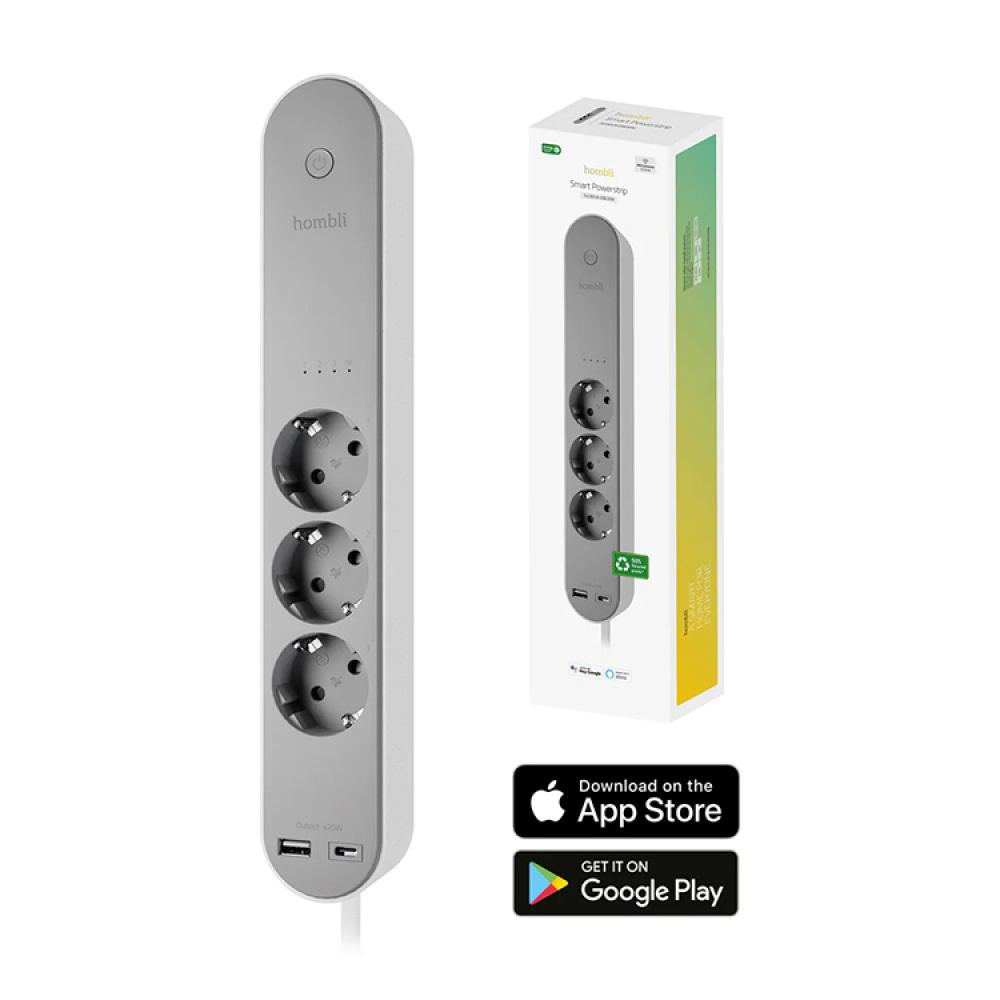 Smart strømskinne med USB i gruppen Hjem / Elektronik / Smart hjem hos SmartaSaker.se (12871)