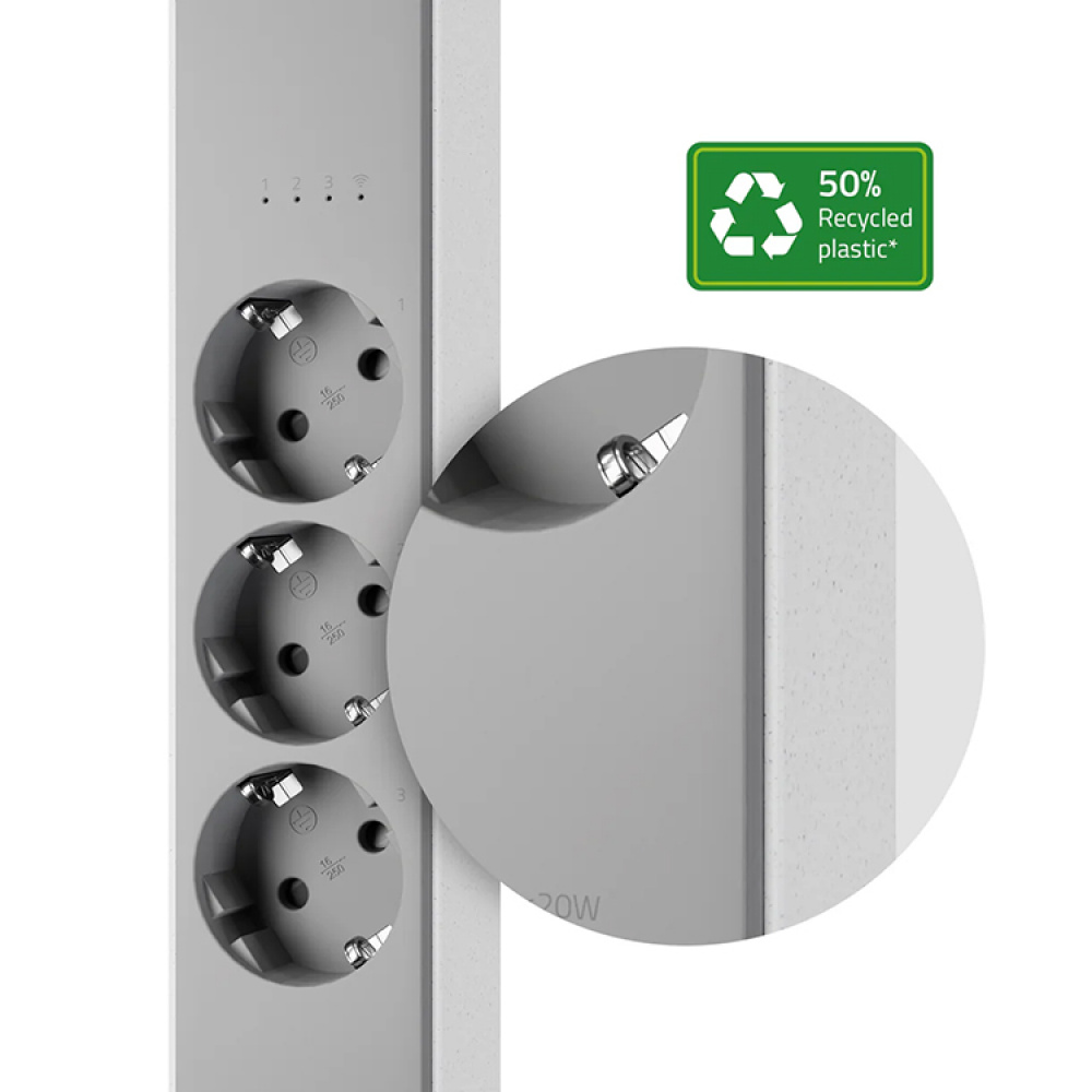 Smart strømskinne med USB i gruppen Hjem / Elektronik / Smart hjem hos SmartaSaker.se (12871)