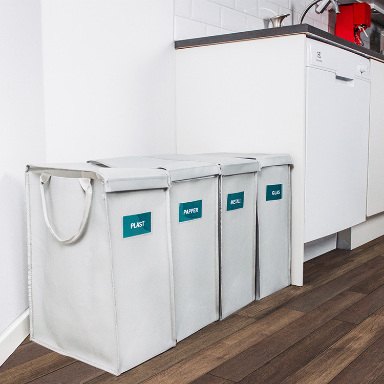 Smart affaldssortering, 4-pak i gruppen Hjem / Miljøvenlig / Kildesortering hos SmartaSaker.se (13028)