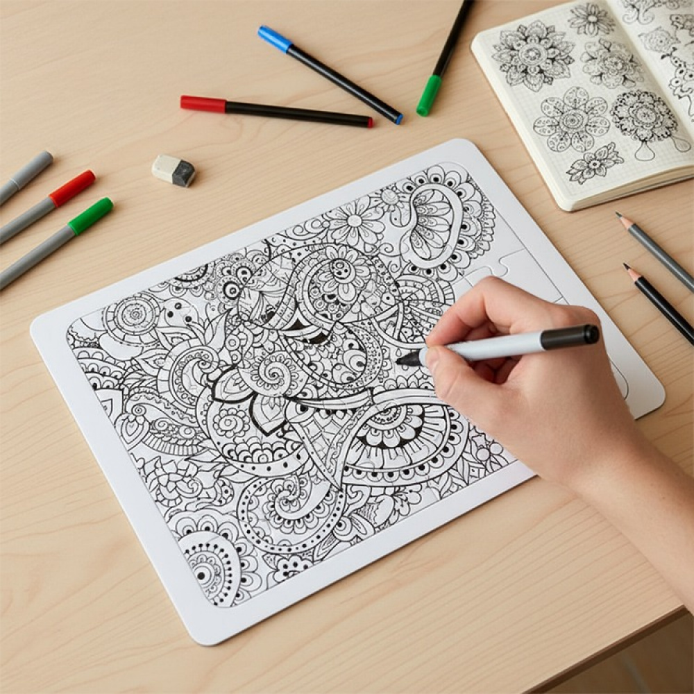 Blankt puslespil, 30 brikker i gruppen Fritid / Spil & Leg / Håndværk hos SmartaSaker.se (13059)