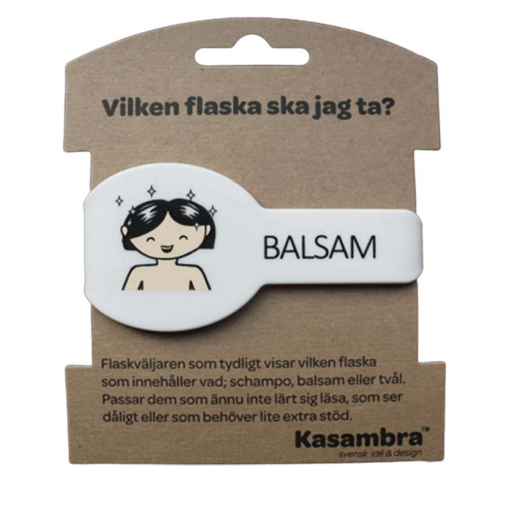 Smart etiket til sæbe og shampoo i gruppen Hjem / Badeværelse / Badekar og bruser hos SmartaSaker.se (13066)