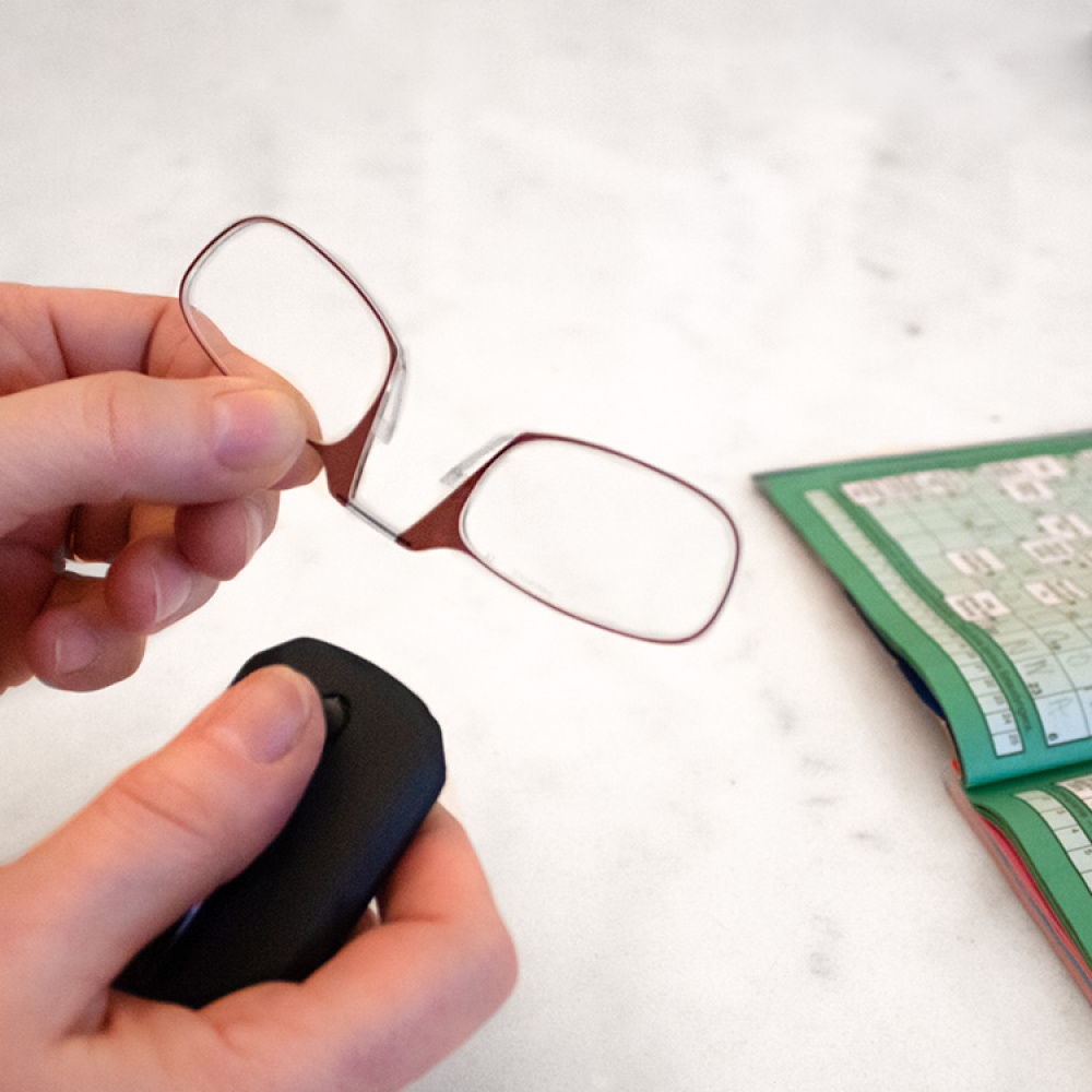 Foldbare læsebriller med nøglering, Sort i gruppen Fritid / Læsning hos SmartaSaker.se (13142)