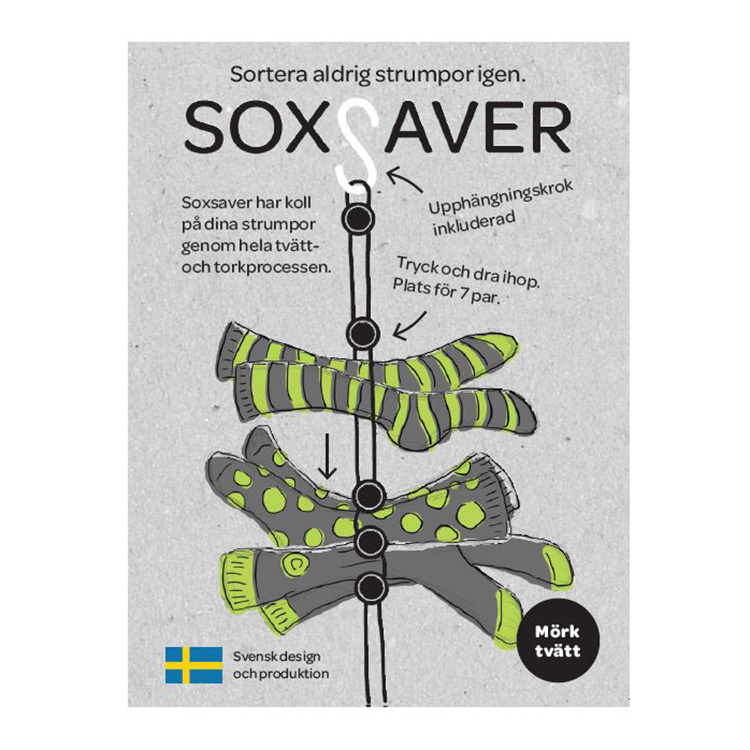 Strømpehænger Soxsaver i gruppen Hjem / Rengøring & Vasketøj hos SmartaSaker.se (13159)