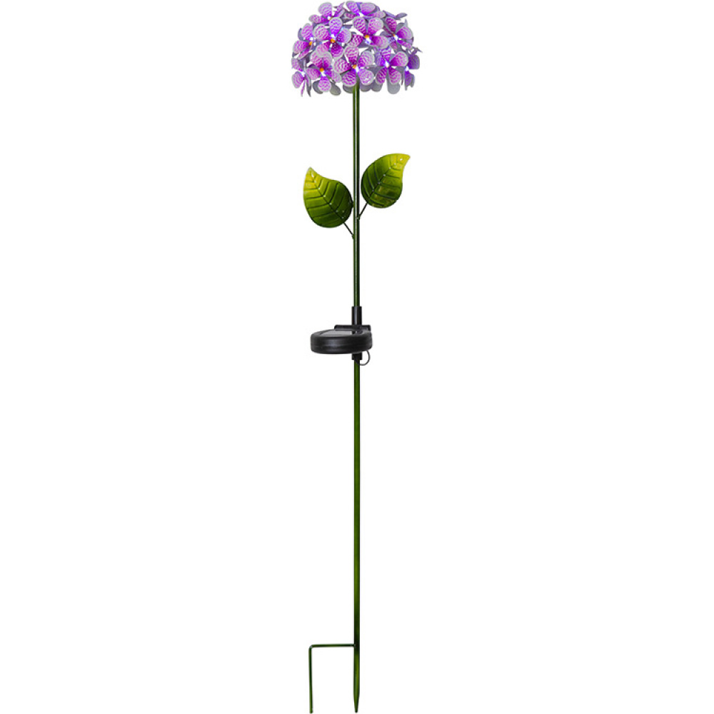 Solcelleblomst på spyd, Hortensia i gruppen Belysning / Udendørsbelysning / Solcellelamper hos SmartaSaker.se (13183)