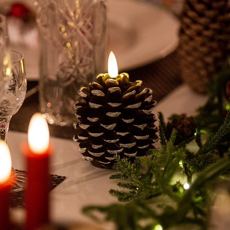 Dekorationskogle med lys i gruppen Højtider / Advent og jul / Julebelysning hos SmartaSaker.se (13315)