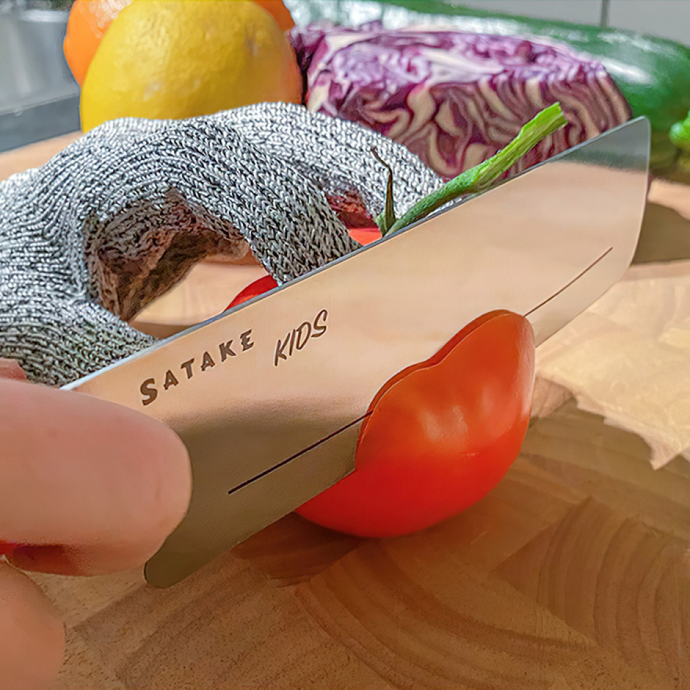 Satake slagterkniv med skæresikker handske i gruppen Hjem / Børneting hos SmartaSaker.se (13448)
