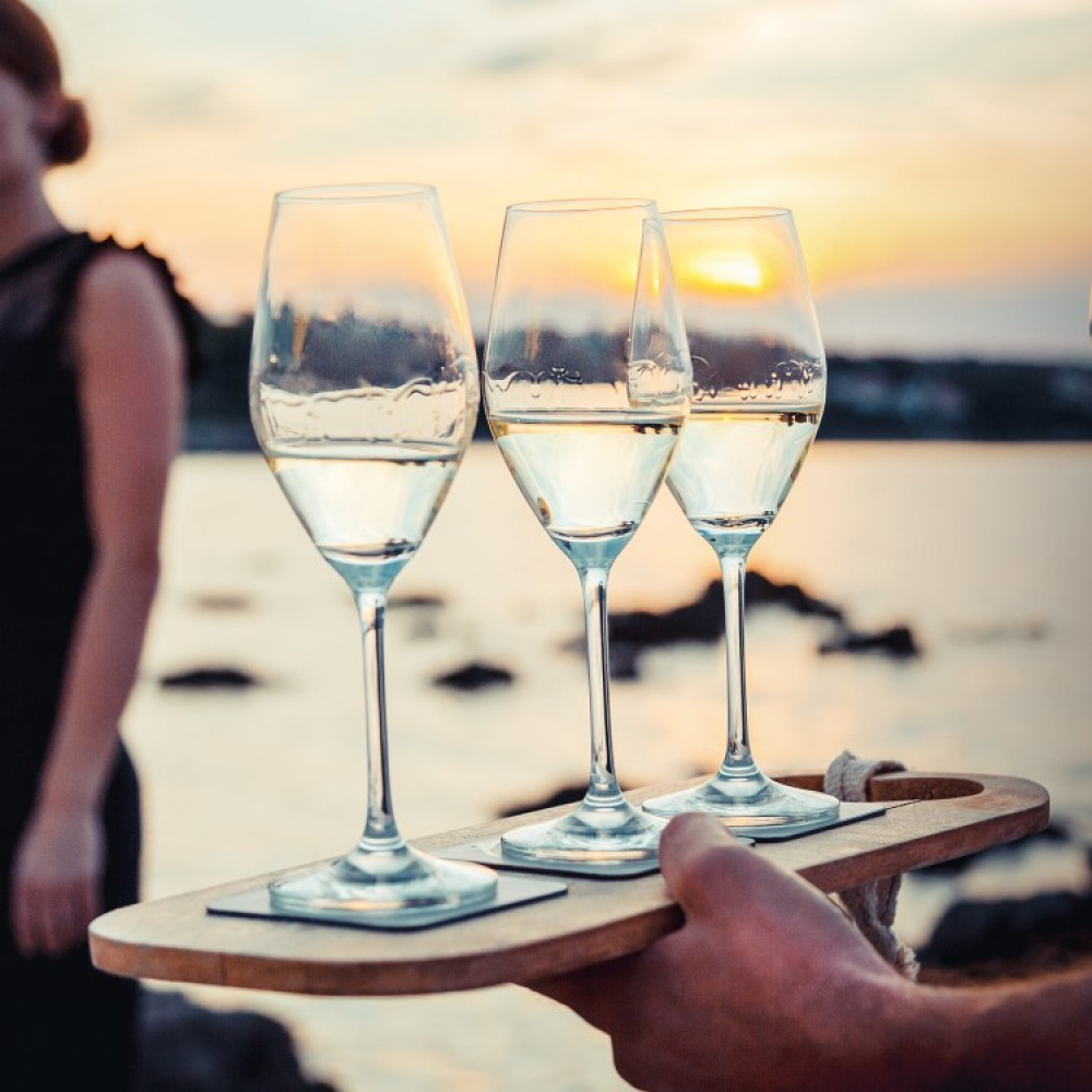 Magnetiske champagneglas i krystal Silwy, 2-pak i gruppen Hjem / Køkkenredskaber / Drikkevarer hos SmartaSaker.se (13518)