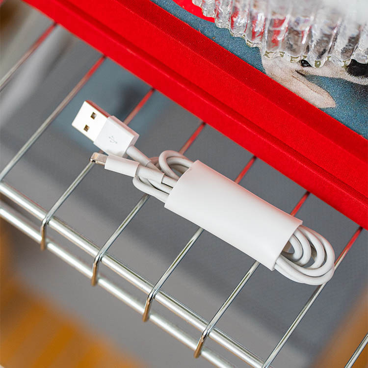 Kabelholder CableTube 2-pak i gruppen Hjem / Elektronik / Mobiltilbehør hos SmartaSaker.se (13548)