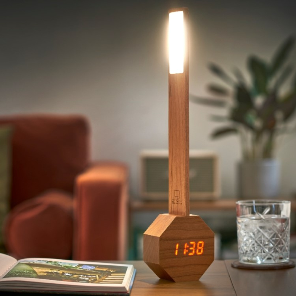 Bordlampe med vækkeur i gruppen Belysning / Indendørsbelysning hos SmartaSaker.se (13622)