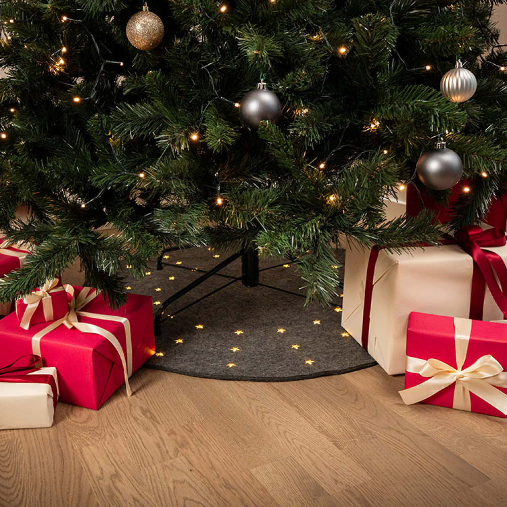 Juletræstæppe med stjerner i gruppen Højtider / Advent og jul / Julebelysning hos SmartaSaker.se (13639)