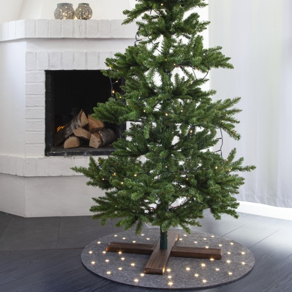 Juletræstæppe med stjerner i gruppen Højtider / Advent og jul / Julebelysning hos SmartaSaker.se (13639)