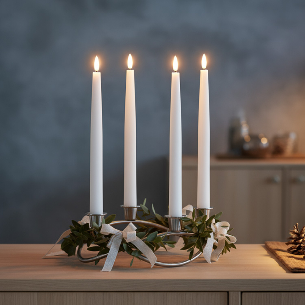 Stearinlys med fjernbetjening 4 stk. i gruppen Belysning / Indendørsbelysning / Lys hos SmartaSaker.se (13640)