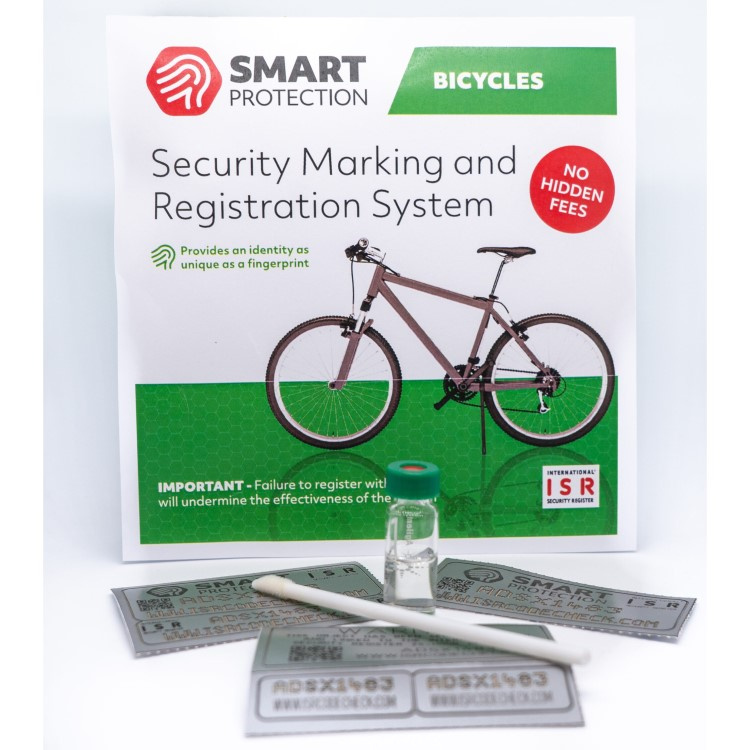 Tyverisikringsmærkning til cykler i gruppen Sikkerhed / Tryghed / Tyverisikring hos SmartaSaker.se (13646)