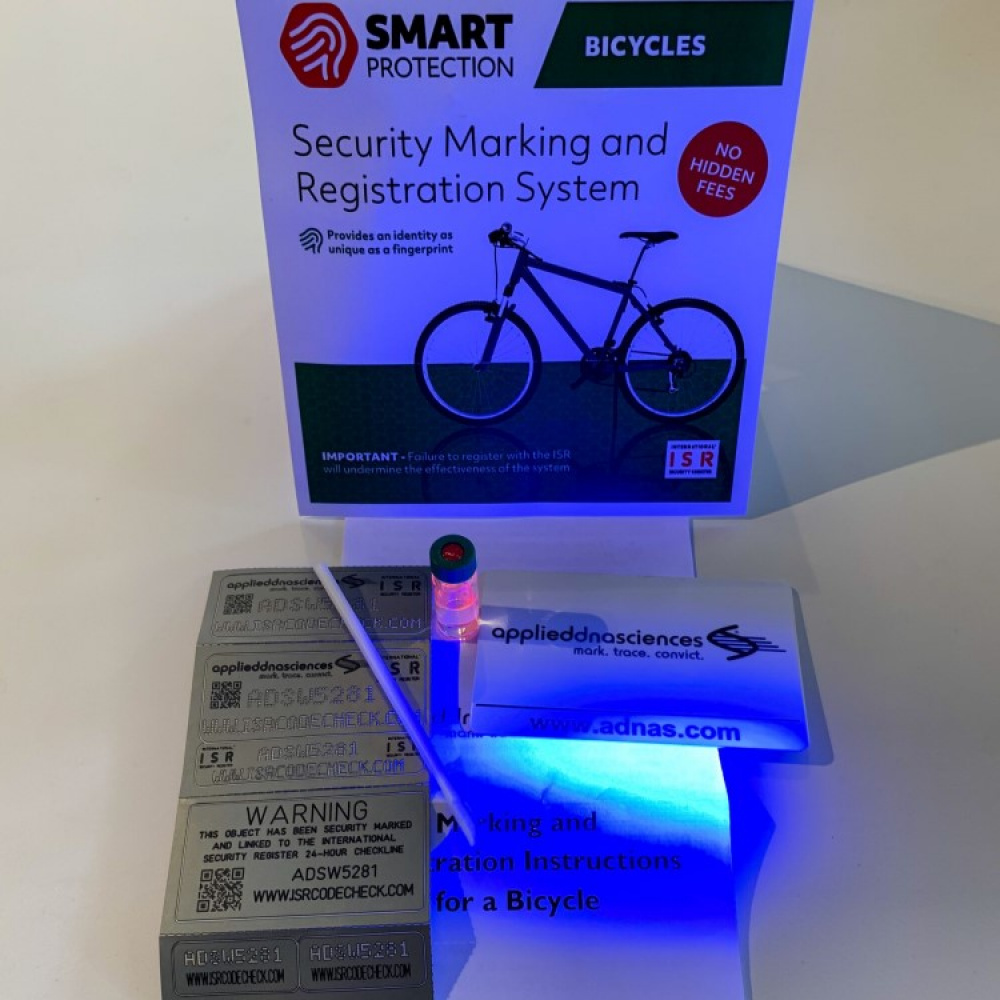 DNA-mærkning til cykel i gruppen Sikkerhed / Tryghed / Tyverisikring hos SmartaSaker.se (13646)