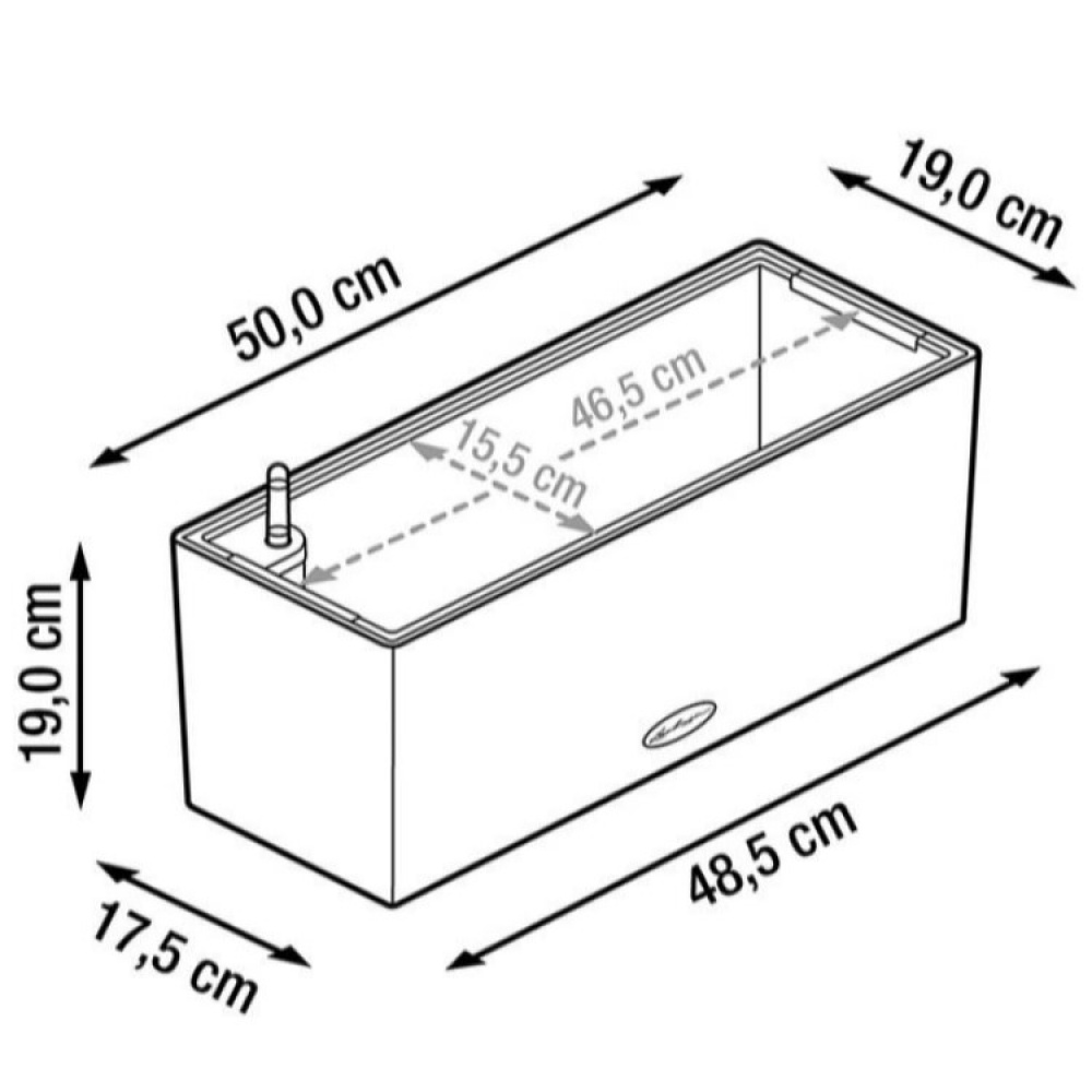 Selvvandende blomsterkasse i gruppen Hjem / Have / Vanding hos SmartaSaker.se (13723)
