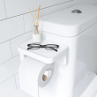 Toiletpapirholder med hylde Toiletpapirholder med hylde