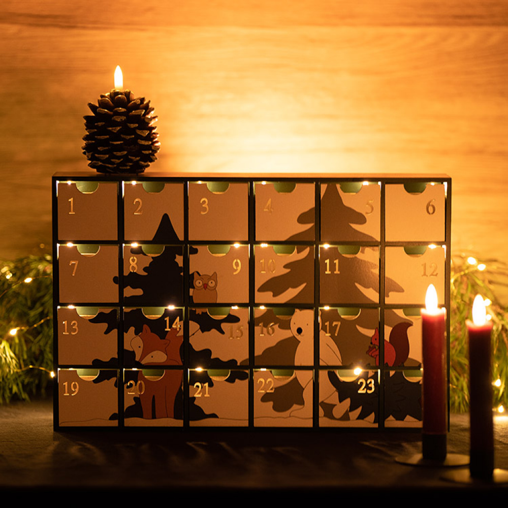 Adventskalender i træ i gruppen Højtider / Advent og jul / Julepynt hos SmartaSaker.se (13896)