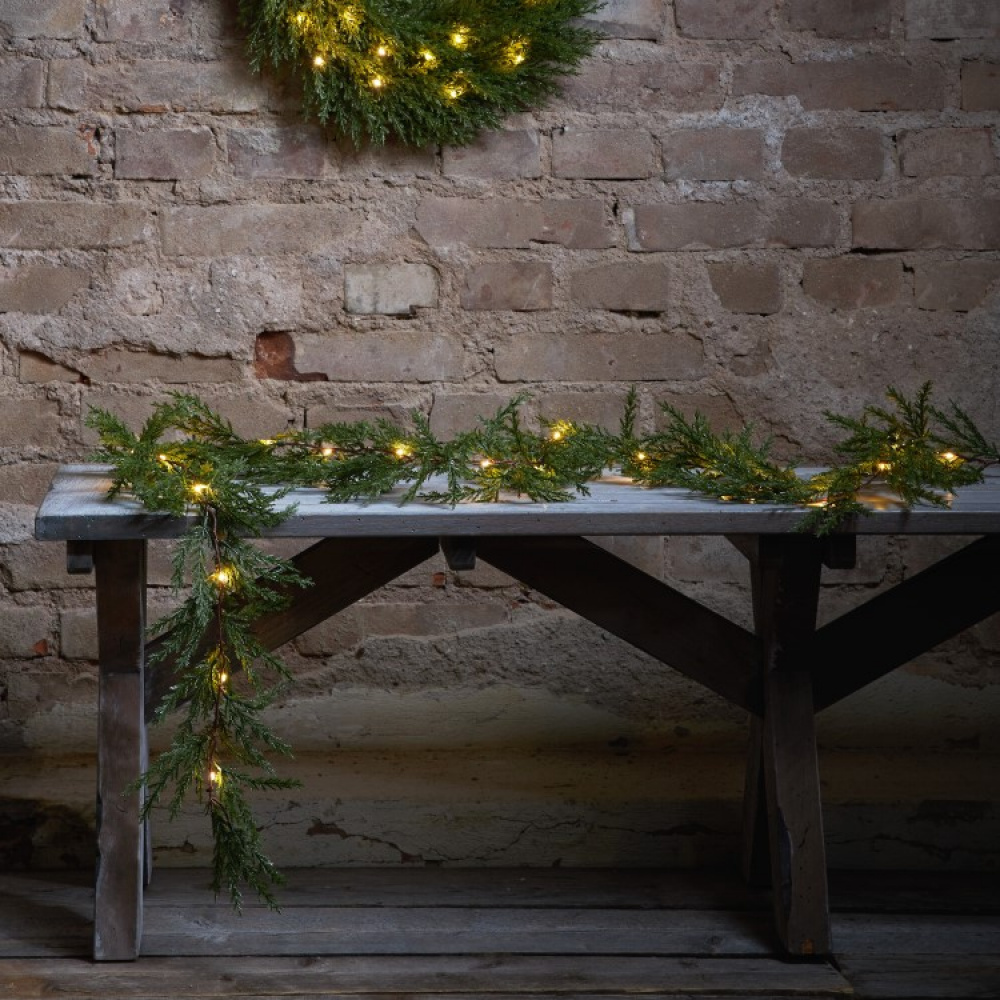 Julekrans til udendørs brug i gruppen Højtider / Advent og jul / Julebelysning hos SmartaSaker.se (13898)