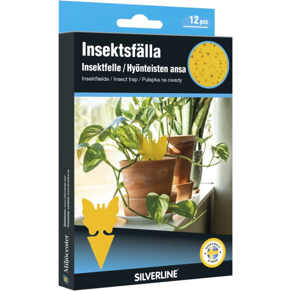 Klæbefælde til planter 12-pak i gruppen Sikkerhed / Skadedyr / Insektbeskyttelse hos SmartaSaker.se (13929)