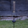 Regnmåler med solcellelampe Regnmåler med solcellelampe