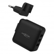 Rejseadapter med USB-porte Rejseadapter med USB-porte