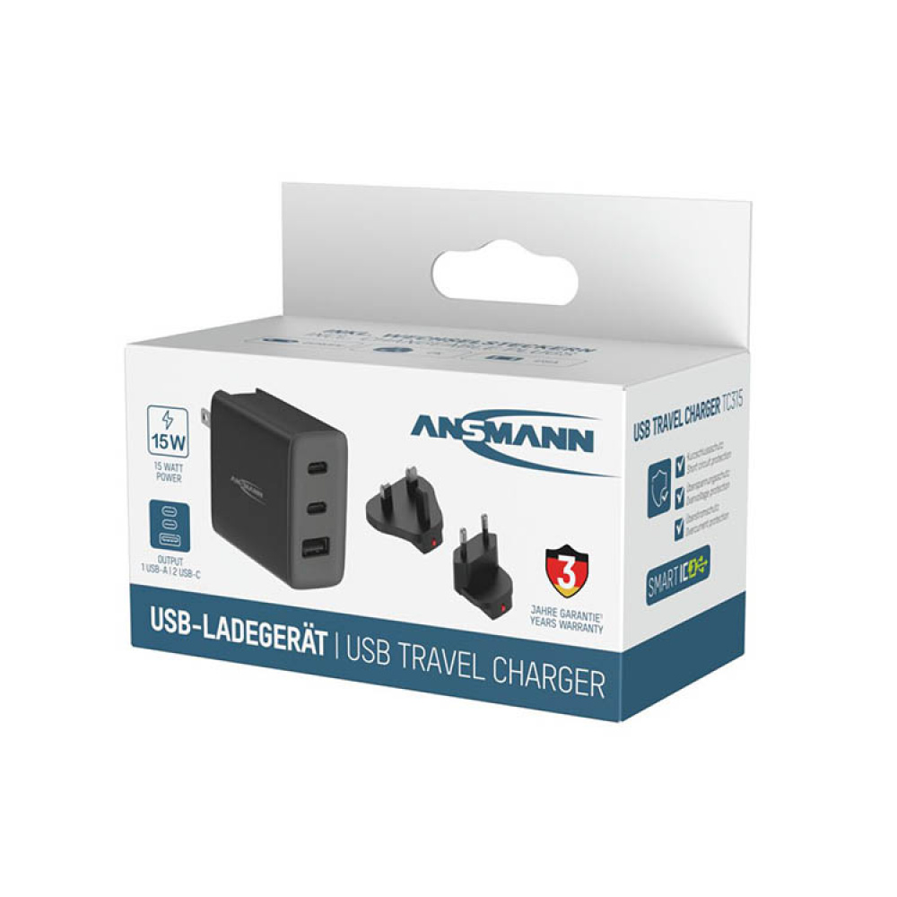 Rejseadapter med USB-porte i gruppen Fritid / Rejse hos SmartaSaker.se (14117)