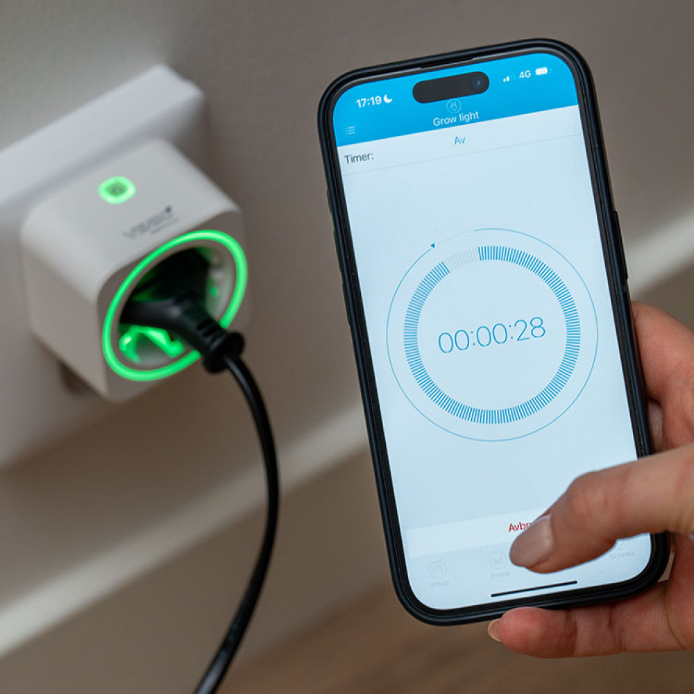 Strømudtag med timer og Bluetooth i gruppen Hjem / Elektronik / Kabler og adaptere hos SmartaSaker.se (14222)