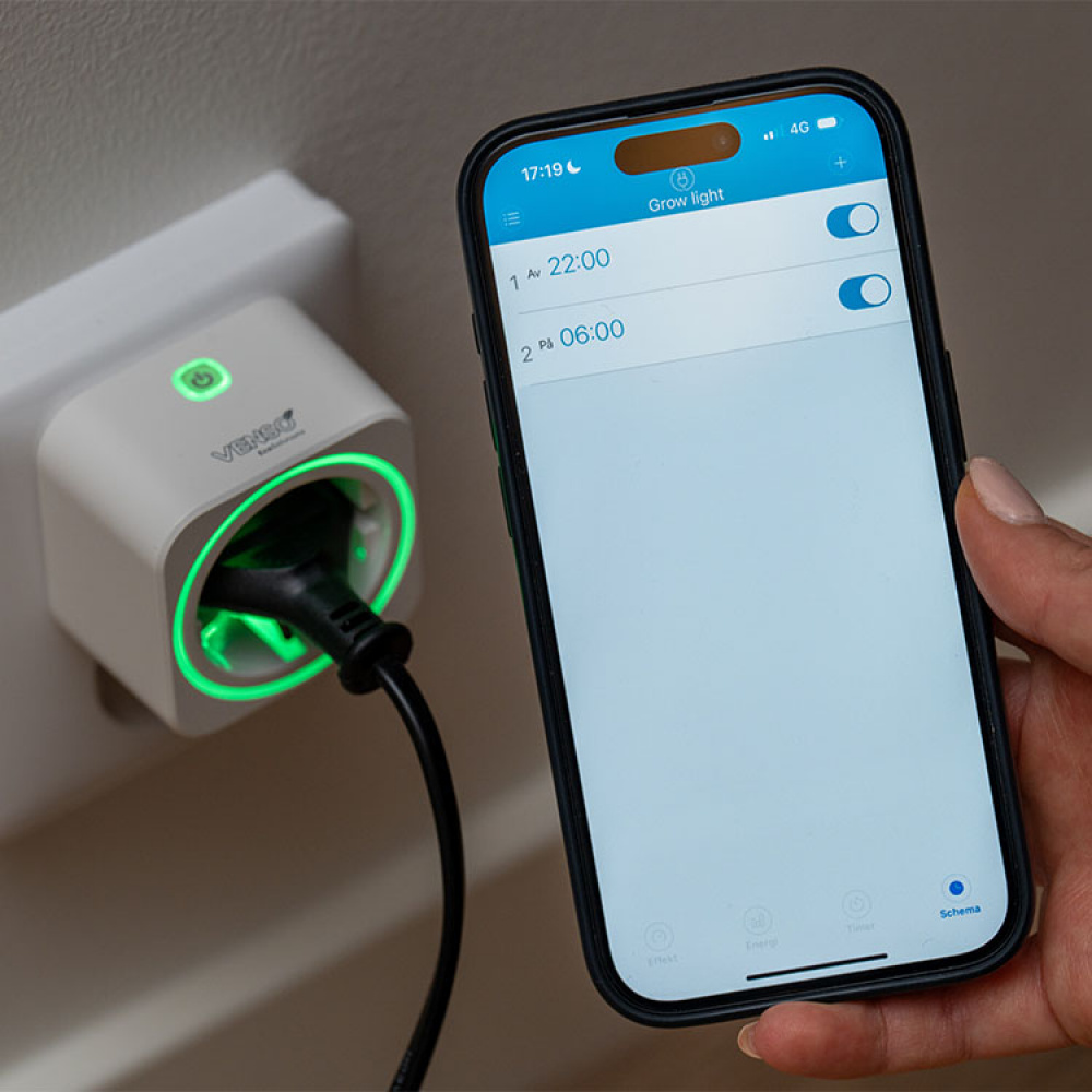 Strømudtag med timer og Bluetooth i gruppen Hjem / Elektronik / Kabler og adaptere hos SmartaSaker.se (14222)