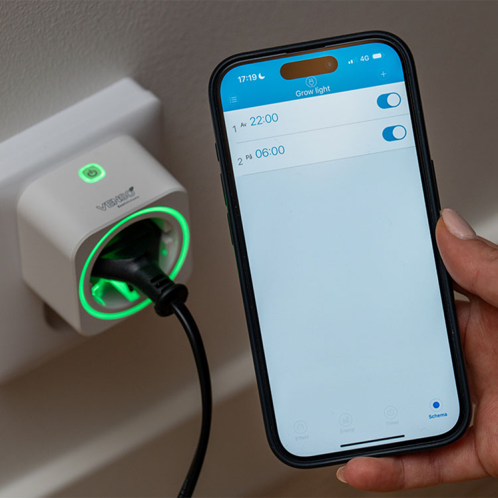 Strømudtag med timer og Bluetooth i gruppen Hjem / Elektronik / Smart hjem hos SmartaSaker.se (14222)