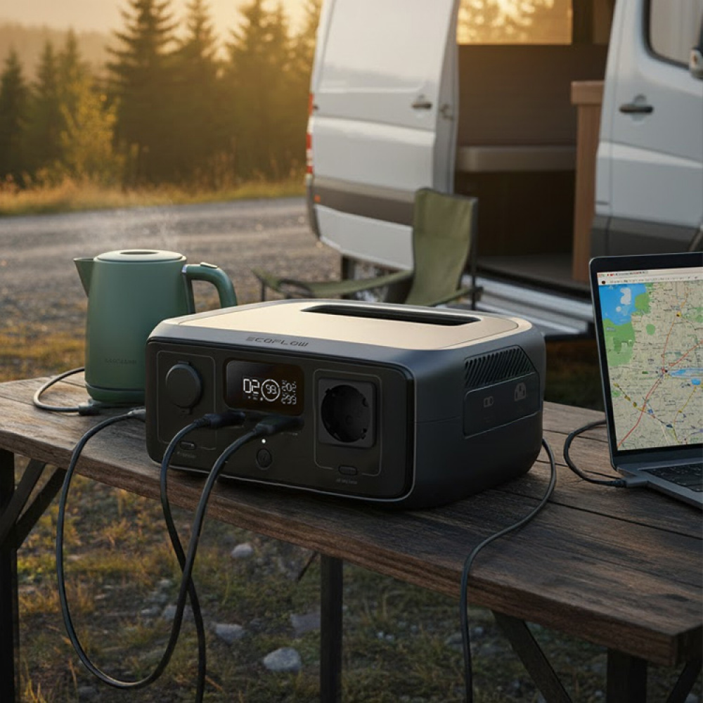 Power Station EcoFlow River 3 i gruppen Hjem / Elektronik / Opladere og powerbanks hos SmartaSaker.se (14319)