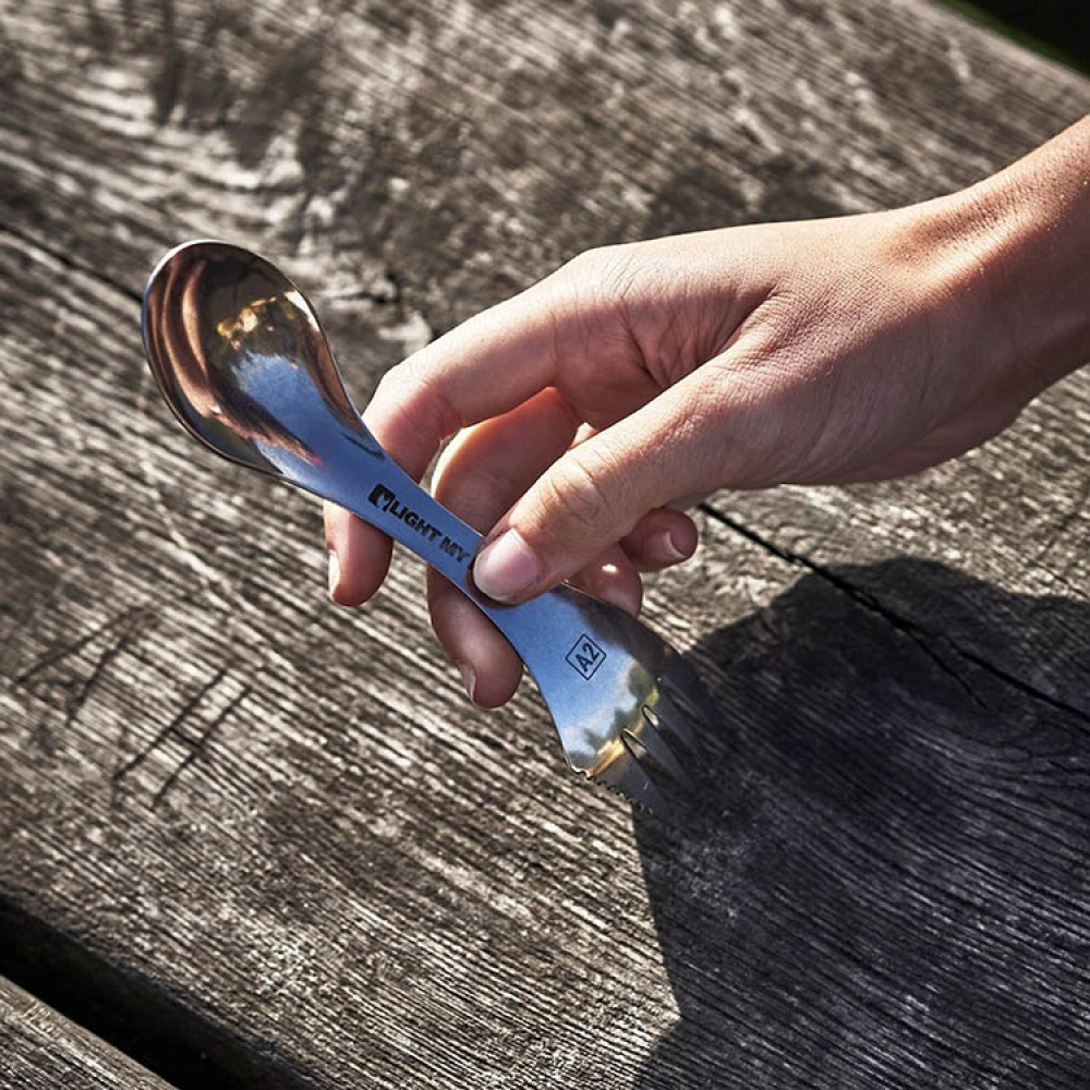 Multibestik Spork, rustfrit stål i gruppen Fritid / Friluftsliv hos SmartaSaker.se (14344)