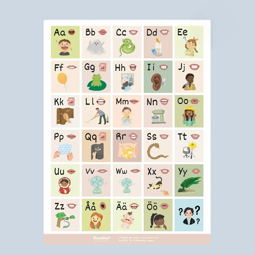 Plakater til læsepennen Readioo i gruppen Hjem / Børneting hos SmartaSaker.se (14398)