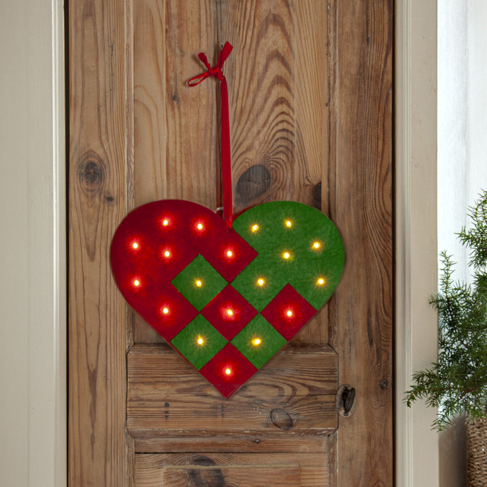 Batteridrevet juledekoration i filt i gruppen Højtider / Advent og jul / Julebelysning hos SmartaSaker.se (14402)