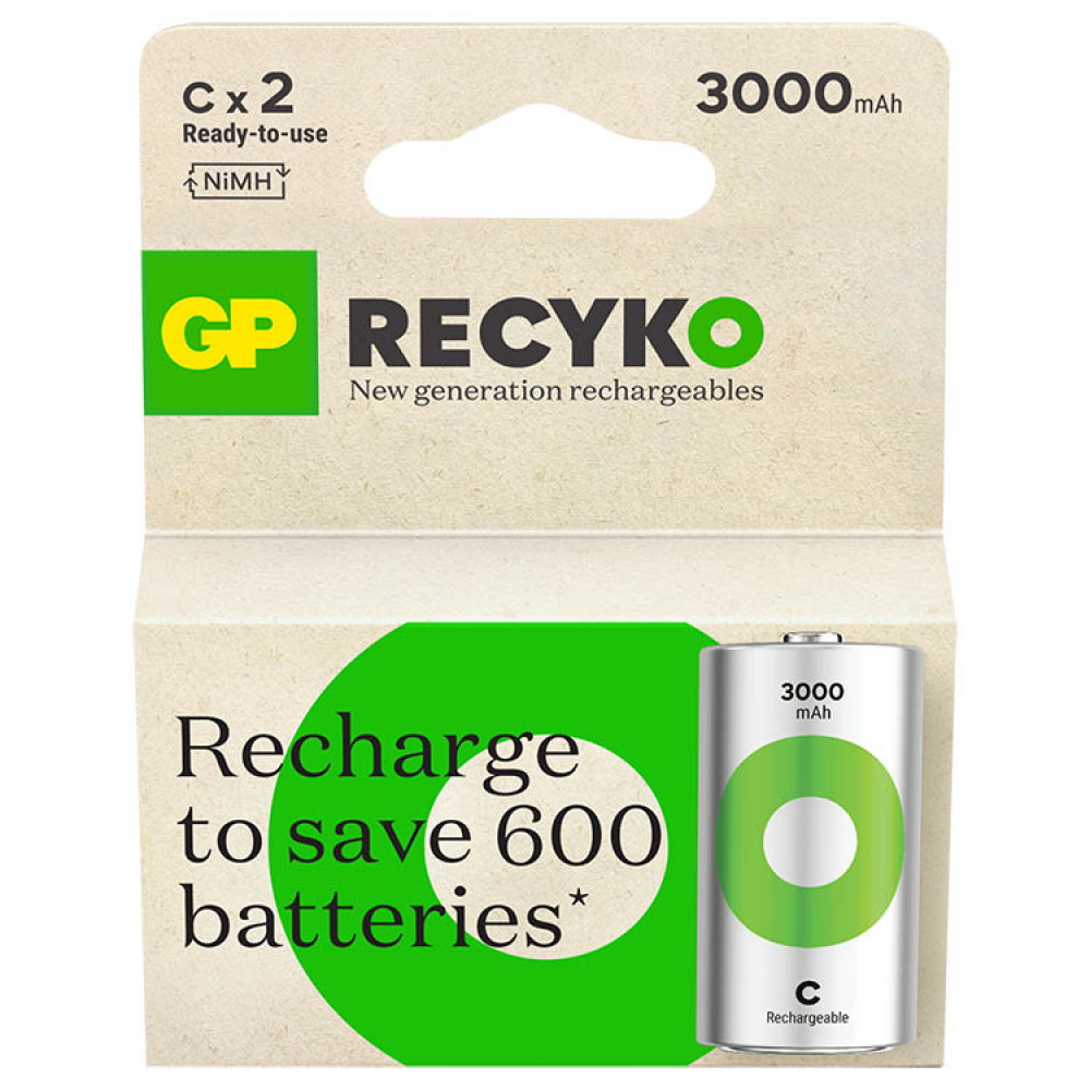Genopladelige batterier, GP ReCyko i gruppen / Batterier hos SmartaSaker.se (14485)